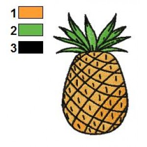 Free Pineapple Embroidery Designs